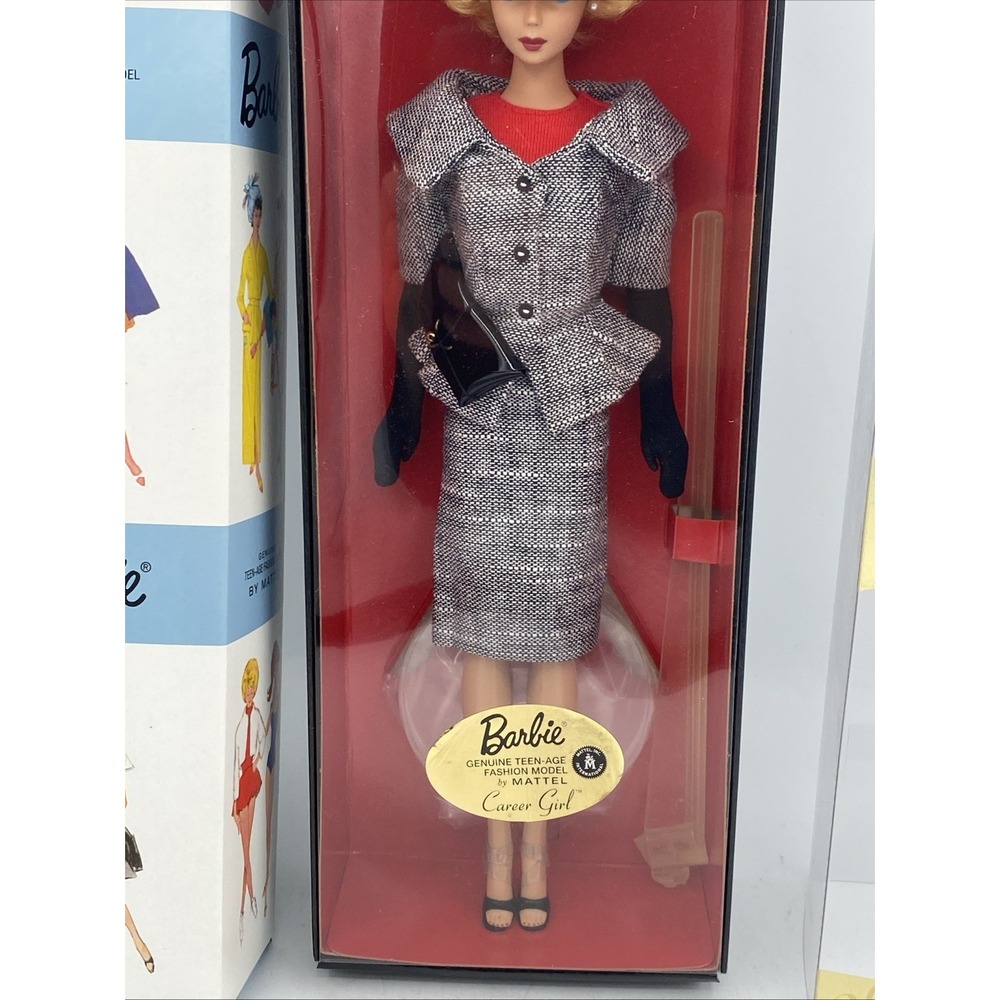 NEW 2006 Career Girl 1963 Barbie Doll Reproduction Gold label Mattel #J0965 - Picture 5 of 16